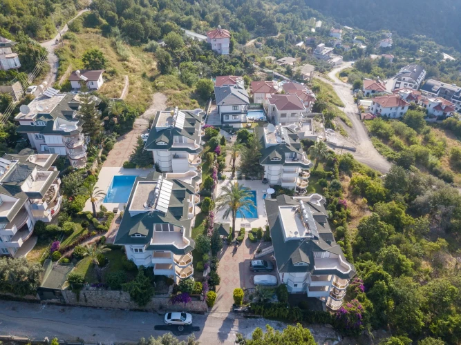 Erbayrak Residence (3+1 Maisonette-Villen zum Verkauf in Tepe Mahallesi)