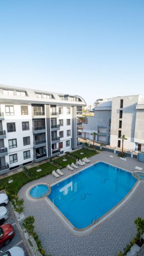 Ruby Suite Residence (Oba'da Havuz Manzaralı Eşyalı 3+1 Daire)