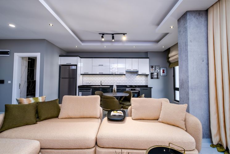 Ruby Suite Residence (Oba'da Havuz Manzaralı Eşyalı 3+1 Daire)