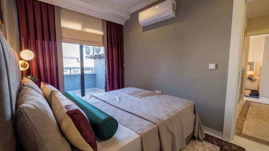 Ruby Suite Residence (Oba'da Havuz Manzaralı Eşyalı 3+1 Daire)