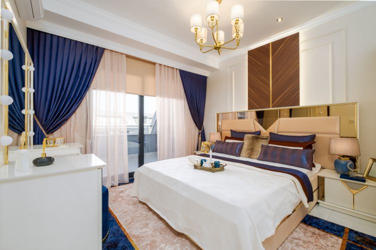 Ruby Suite Residence (Oba'da Havuz Manzaralı Eşyalı 3+1 Daire)