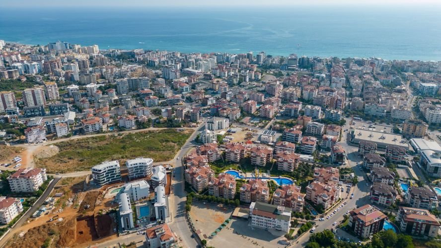 Ruby Suite Residence (Oba'da Havuz Manzaralı Eşyalı 3+1 Daire)