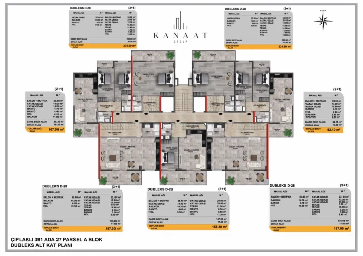 Kanaat Premium (Komfortable Wohnungen zum Verkauf in Alanya Çıplaklı)
