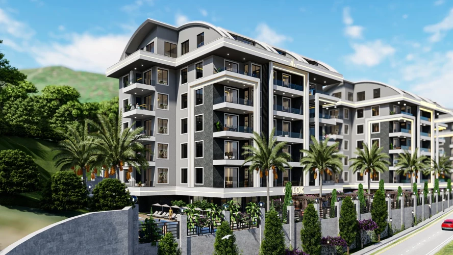 Kanaat Premium (Komfortable Wohnungen zum Verkauf in Alanya Çıplaklı)