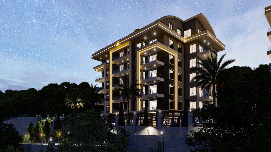 Kanaat Premium (Comfortable Apartments for Sale in Alanya Ciplakli)