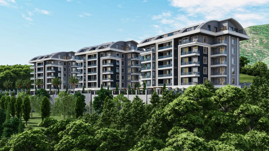 Kanaat Premium (Komfortable Wohnungen zum Verkauf in Alanya Çıplaklı)