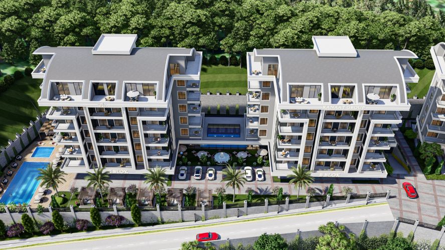 Kanaat Premium (Comfortable Apartments for Sale in Alanya Ciplakli)