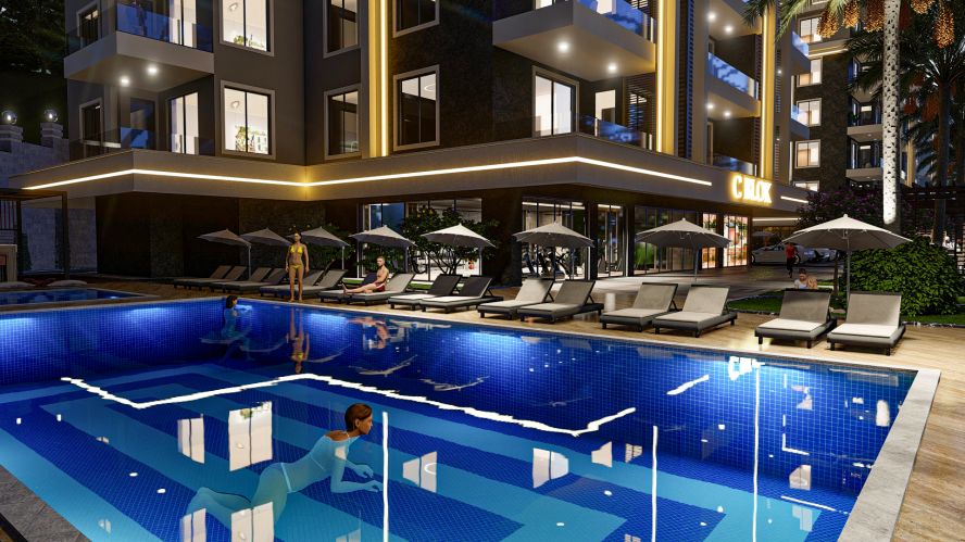 Kanaat Premium (Comfortable Apartments for Sale in Alanya Ciplakli)