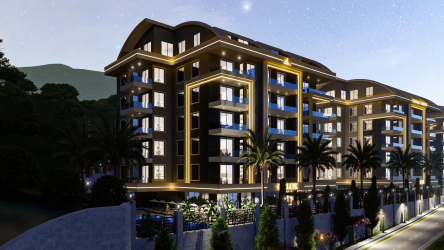 Kanaat Premium (Komfortable Wohnungen zum Verkauf in Alanya Çıplaklı)