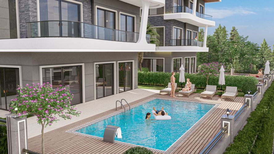 Ruby Deluxe Villas (Luxury Villas for Sale in Kargicak Alanya)