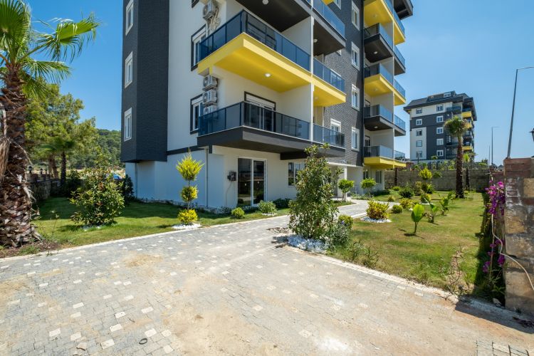 Olive Paradise (1+1 Flat for Sale with Sea View in Alanya Avsallar)