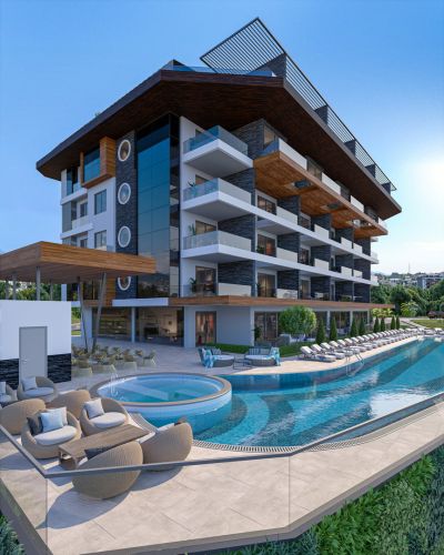 Armani Exclusive (Luxury Apartments with Sea View in Alanya Kestel)