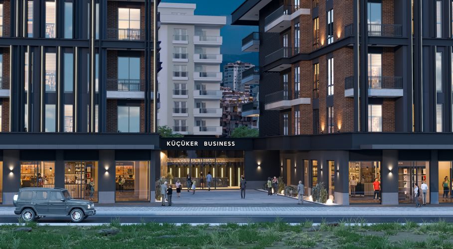 Küçüker Business (Luxus- und komfortable Büros zum Verkauf in Alanya Oba)