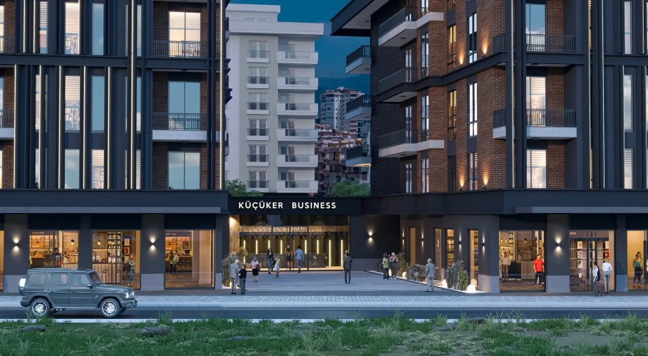 Küçüker Business (Luxus- und komfortable Büros zum Verkauf in Alanya Oba)