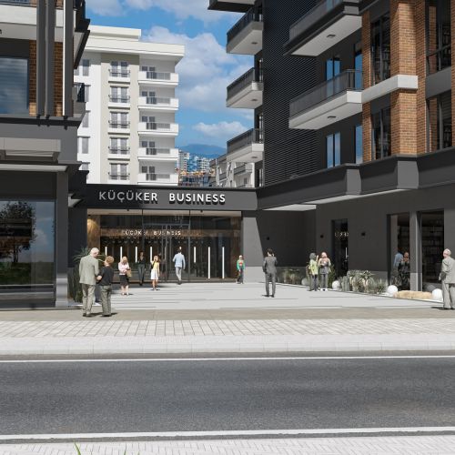 Küçüker Business (Luxus- und komfortable Büros zum Verkauf in Alanya Oba)