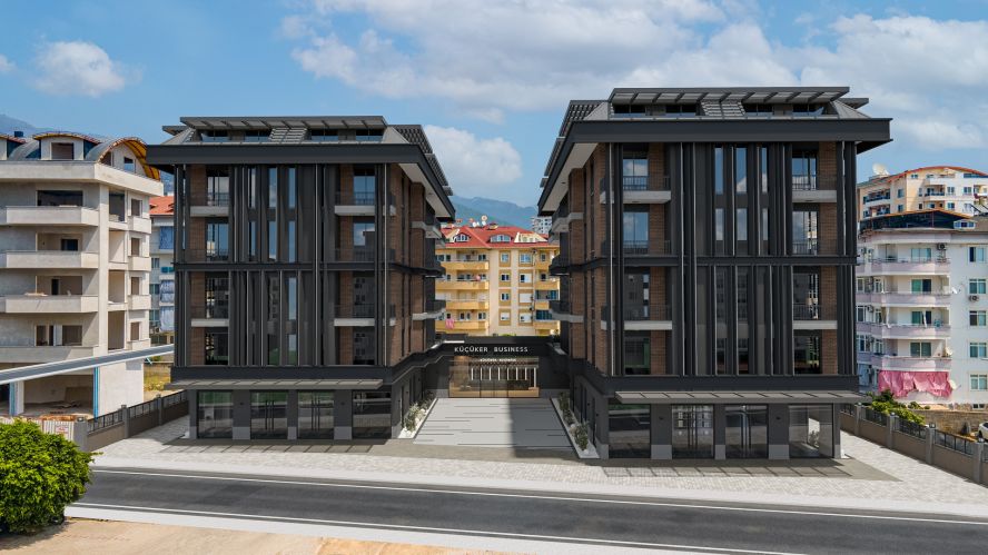 Küçüker Business (Luxus- und komfortable Büros zum Verkauf in Alanya Oba)