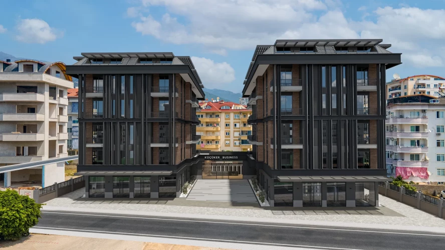 Küçüker Business (Luxus- und komfortable Büros zum Verkauf in Alanya Oba)