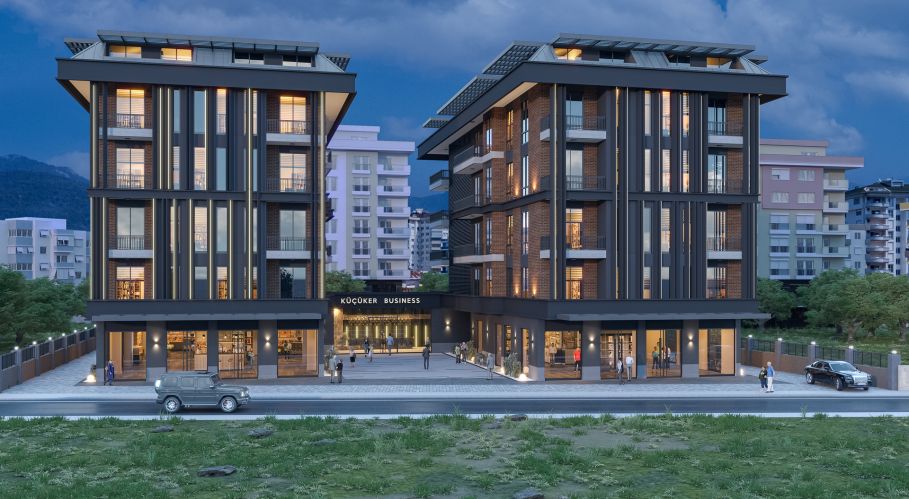 Küçüker Business (Luxus- und komfortable Büros zum Verkauf in Alanya Oba)
