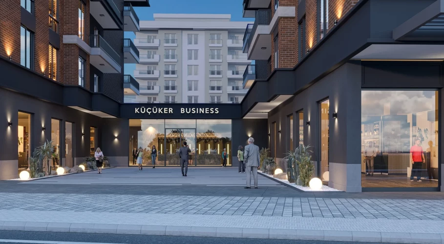 Küçüker Business (Luxus- und komfortable Büros zum Verkauf in Alanya Oba)