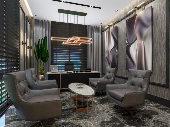 Küçüker Business (Luxus- und komfortable Büros zum Verkauf in Alanya Oba)