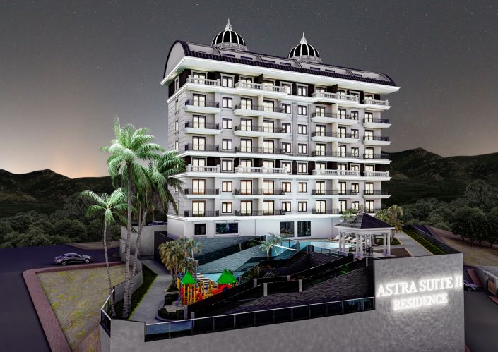 Astra Suite 2 (Wohnungen zum Verkauf im Demirtaş Alanya-Projekt)