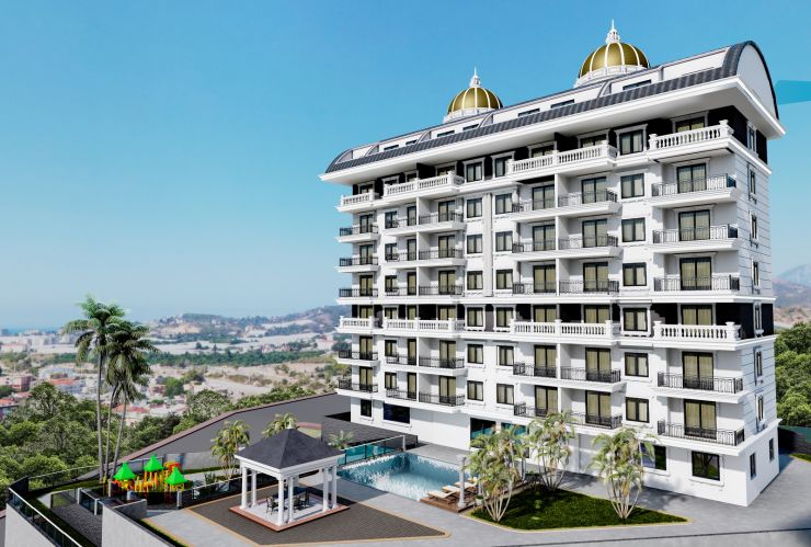 Astra Suite 2 (Wohnungen zum Verkauf im Demirtaş Alanya-Projekt)