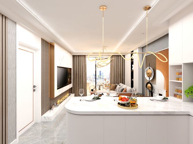 Astra Suite 2 (Wohnungen zum Verkauf im Demirtaş Alanya-Projekt)