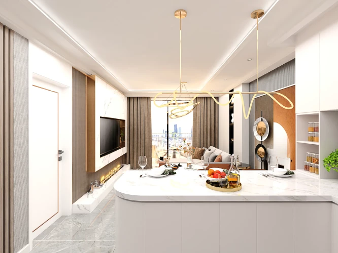 Astra Suite 2 (Wohnungen zum Verkauf im Demirtaş Alanya-Projekt)